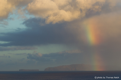 Rainbow over Ilhas Desertas, Madeira