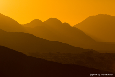 Sunset Koiimasis, Tiras Mountains Namibia
