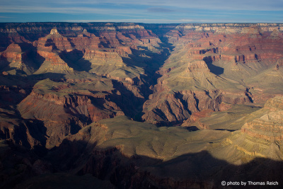 Grand Canyon in the evening light