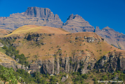 Landschaft Drakensberge Südafrika