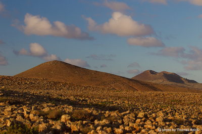 Vulkanlandschaft nähe Lajares, Fuerteventura