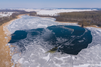Rittmannshagener See mit Eis