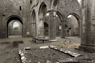 Moyne Abbey, Killala in County Mayo