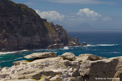 Blick auf Cape Point, Kaphalbinsel