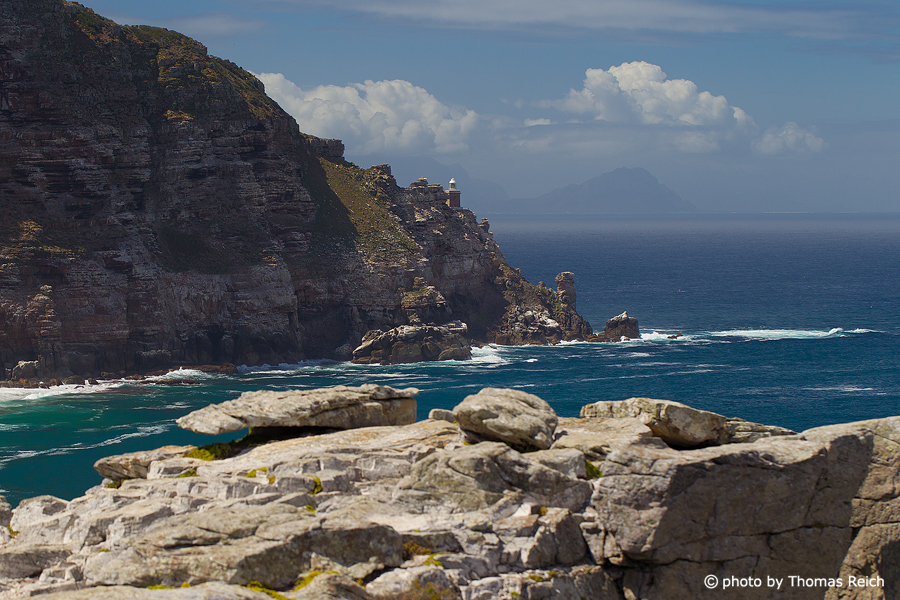 Blick auf Cape Point, Kaphalbinsel
