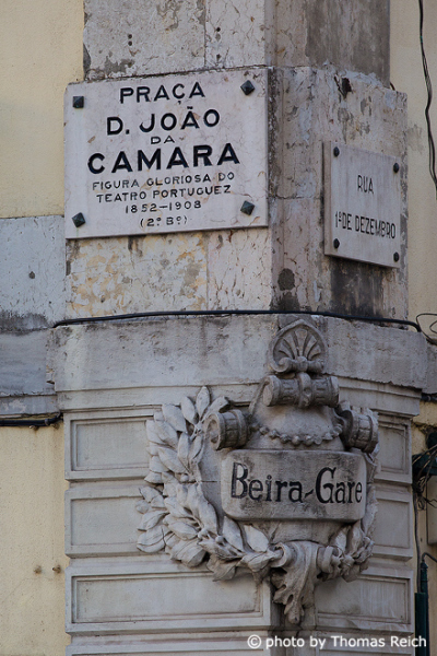 Platz Praca Dom Joao da Camara in Lissabon