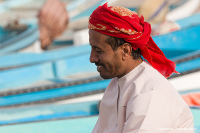 Fischer in Al Ashkhara, Oman