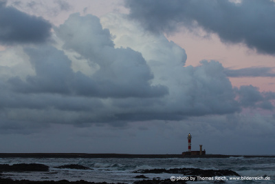 Leuchtturm und Unwetter Atlantik, Fuerteventura