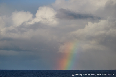 Regenbogen Atlantischer Ozean